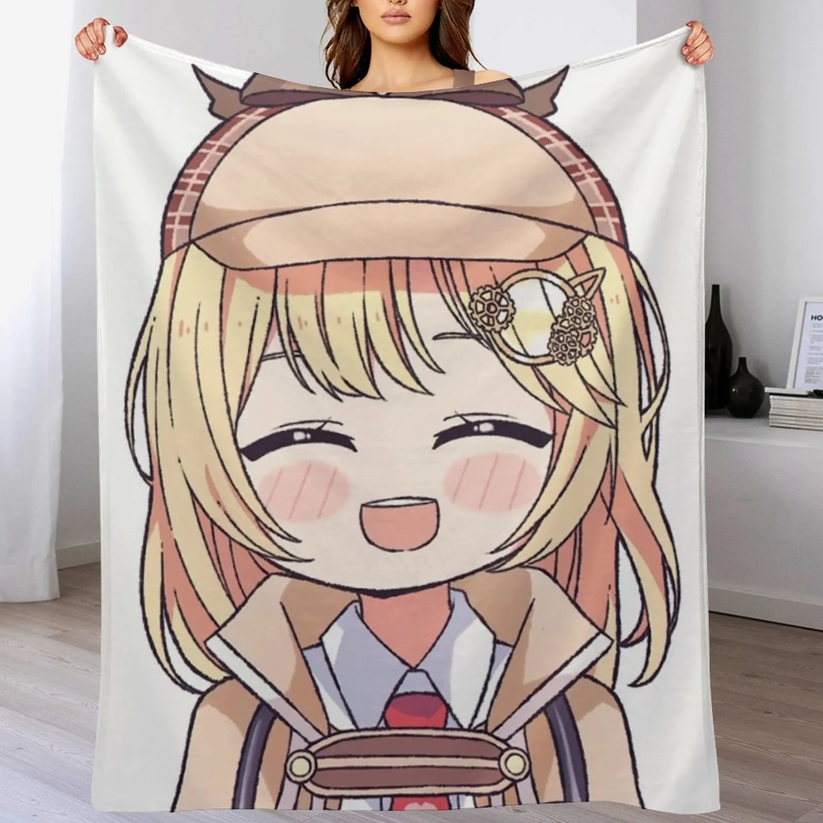 Одеяло Watson Amelia Chibi на заказ мягкие кровати для дивана тонкие клетчатые одеяла