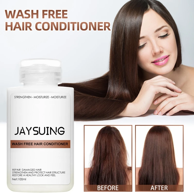 

Leave-in Conditioner Damage Wash Free Hair Smooth Shiny Conditioner Hair Care Repair Treatment