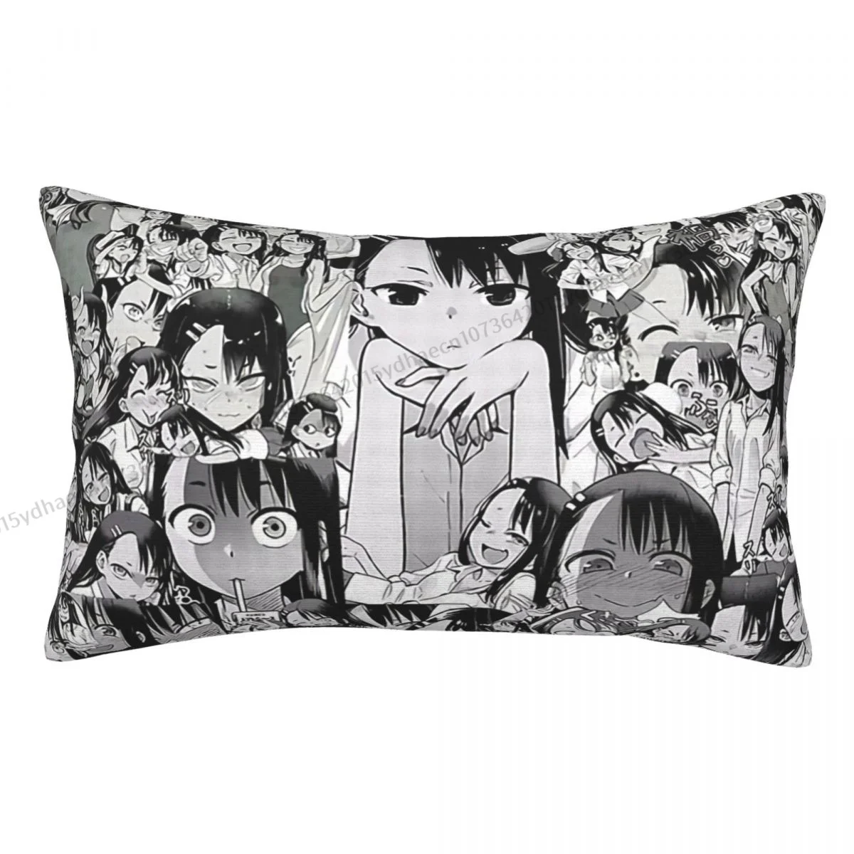 

Girl Collage Cojines Pillowcase Don't toy with me miss Nagatoro Cushion Home Sofa Chair Print Decorative Coussin Pillow Covers