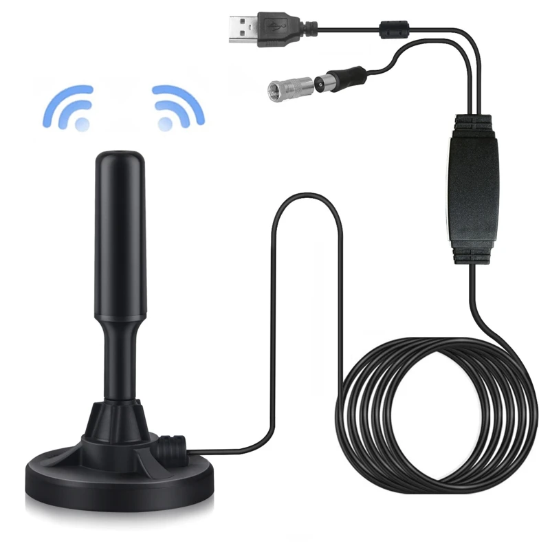 Домашняя цифровая ТВ-антенна DTMB Ground Wave комнатная DVB-T Бесплатный HD ТВ-приемник