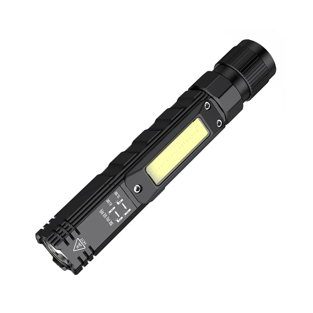 

G19 LED Flashlight Work Floodlight with Lodestone Headband Clip 5 Modes 90 Degree Rotatable Hard Light Torch Outdoor