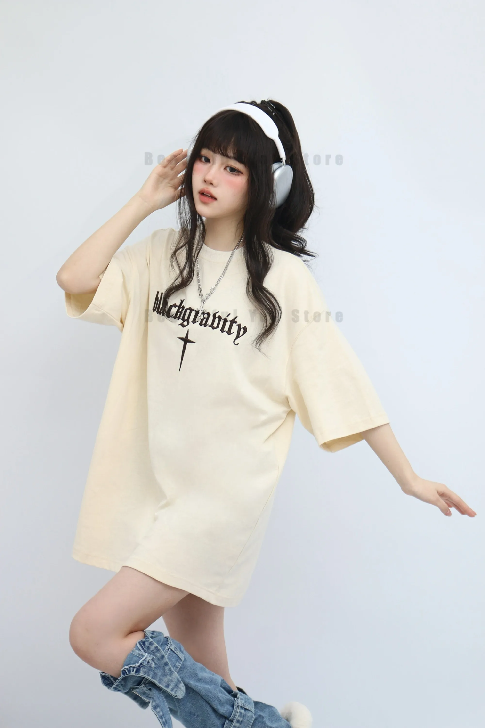 

Американские ретро топы с коротким рукавом для пар в стиле ретро брендовые свободные топы в стиле High Street джокер новые товары.