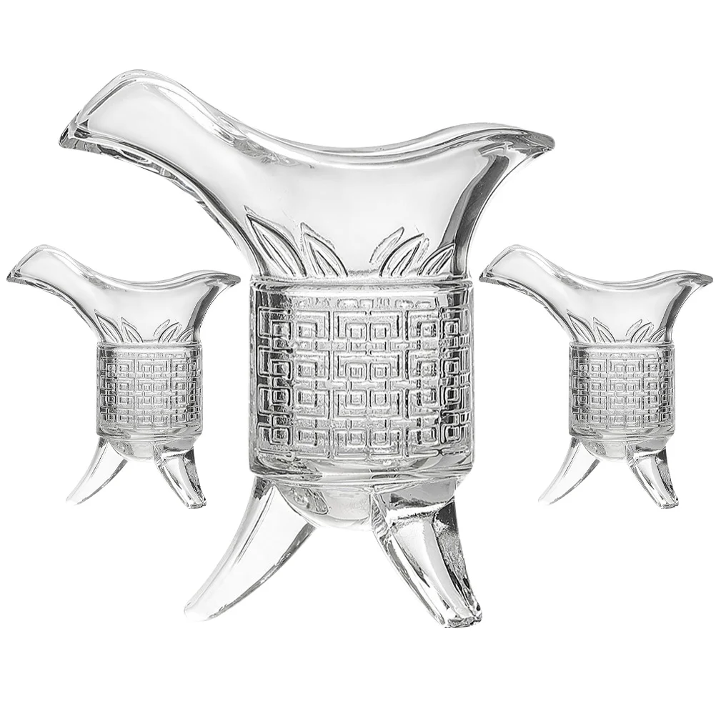 

Cup Winestyle Chinese Household Decor Vintage Decanter Dispenser Drink Exquisite Hotel Creative Wedding Tripod Emperor Table