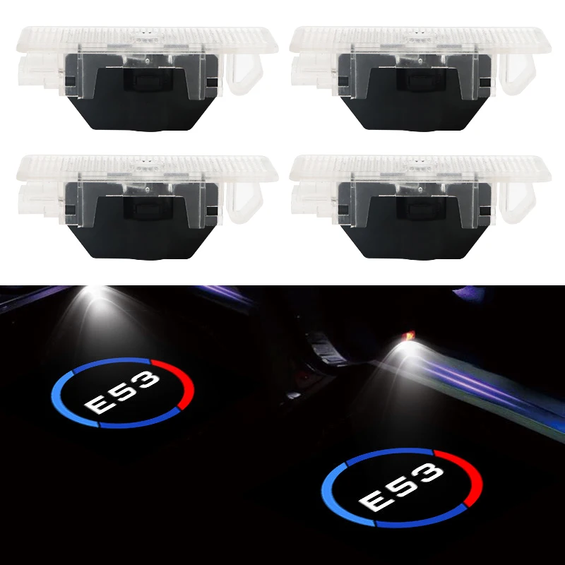 

2x Car Door Welcome Light Ghost Shadow Light For BMW X5 E53 LED Car Door Light Laser Projector Lamp