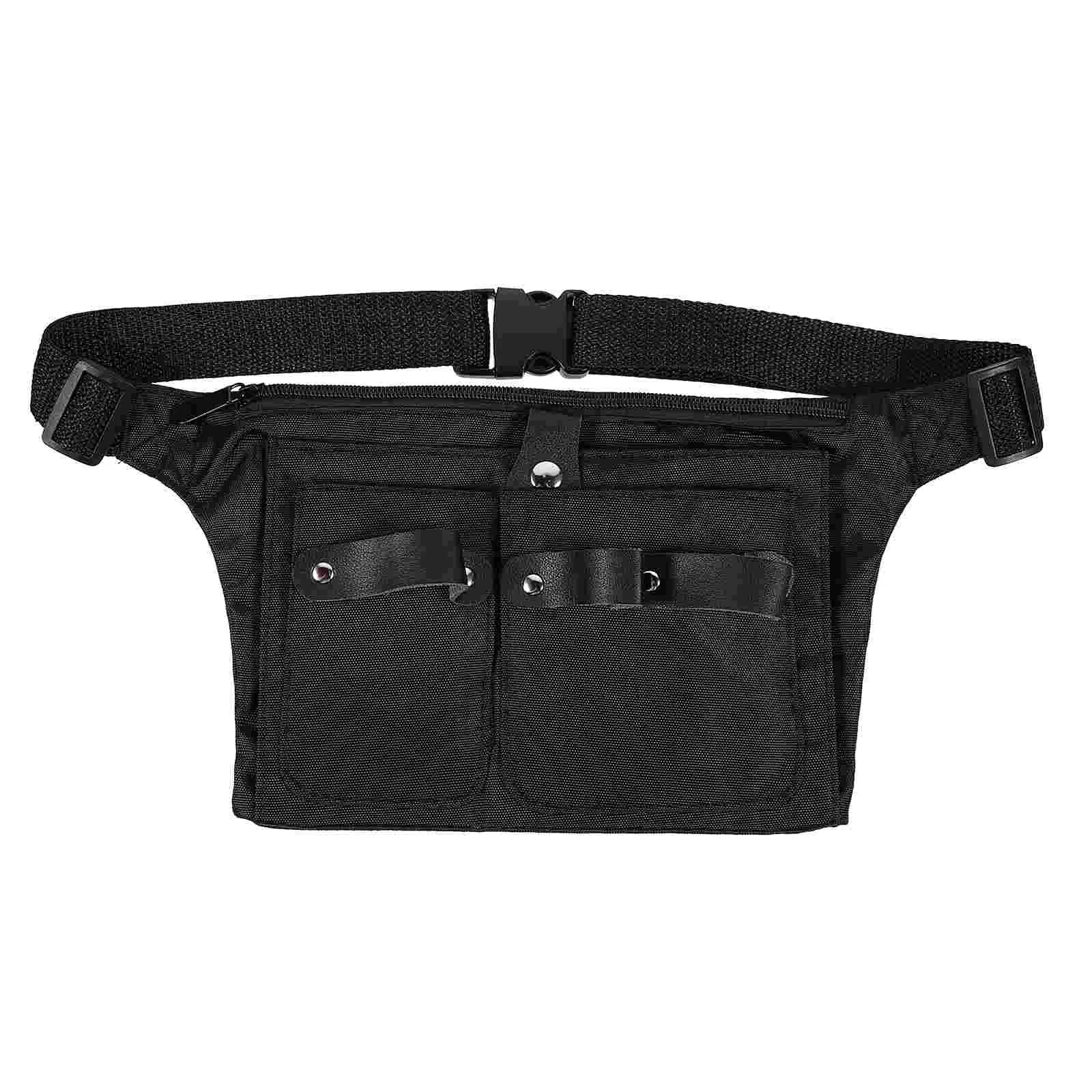 

Haircut Storage Fanny Pack Cutip Holder Barber Scissors Waist Bag Toolbox Clipper Blade Hairdressing Pouch Nylon Cloth