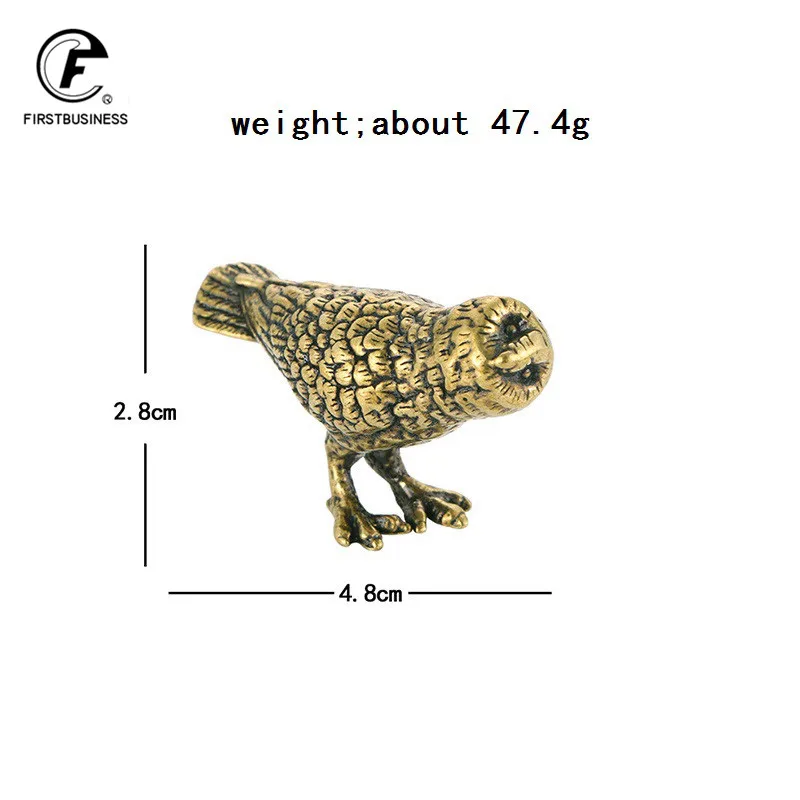 

Миниатюрная медная фигурка совы