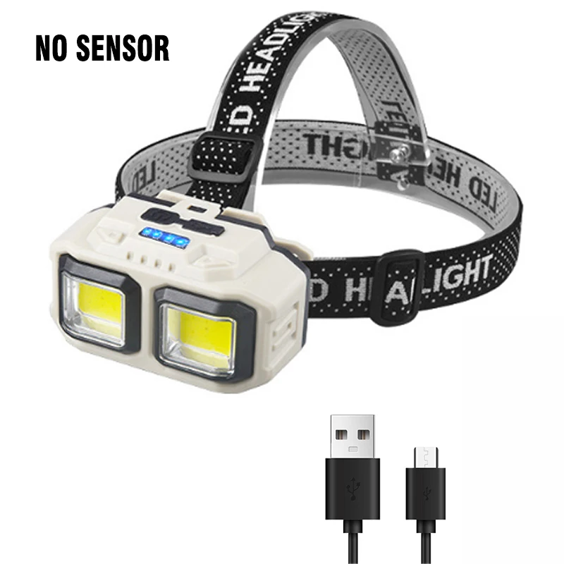 

LONGRIVER USB-фонарь налобный COB LED 18650