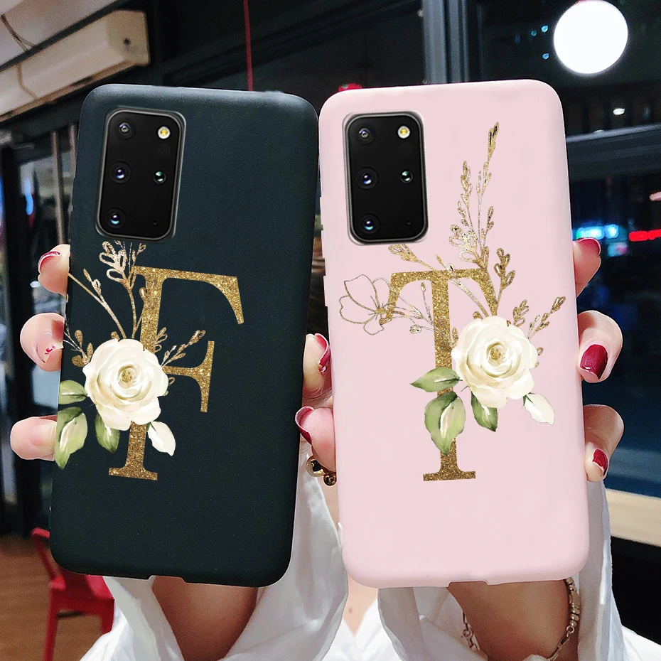 

For Samsung Note 20 S20 Case Cute Letters Silicone Soft Back Cover For Samsung Galaxy Note 20 S 20 S20 Plus S20 Ultra Phone case