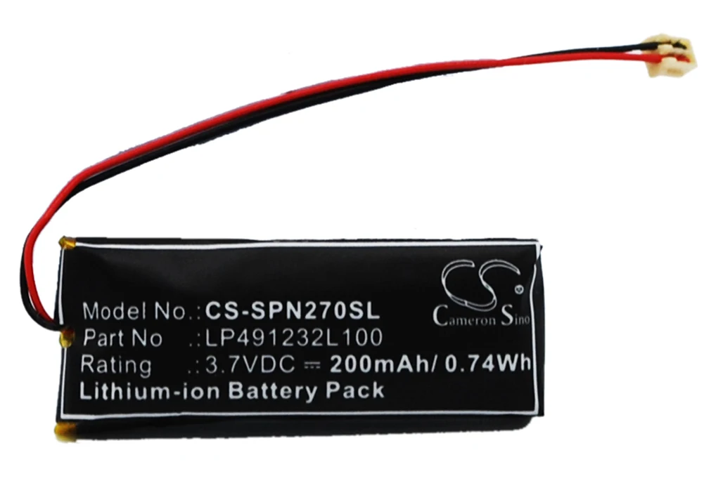 

Cameron Sino 200mA Battery for Sony PSP-N270,PSP-N270G LP491232L100