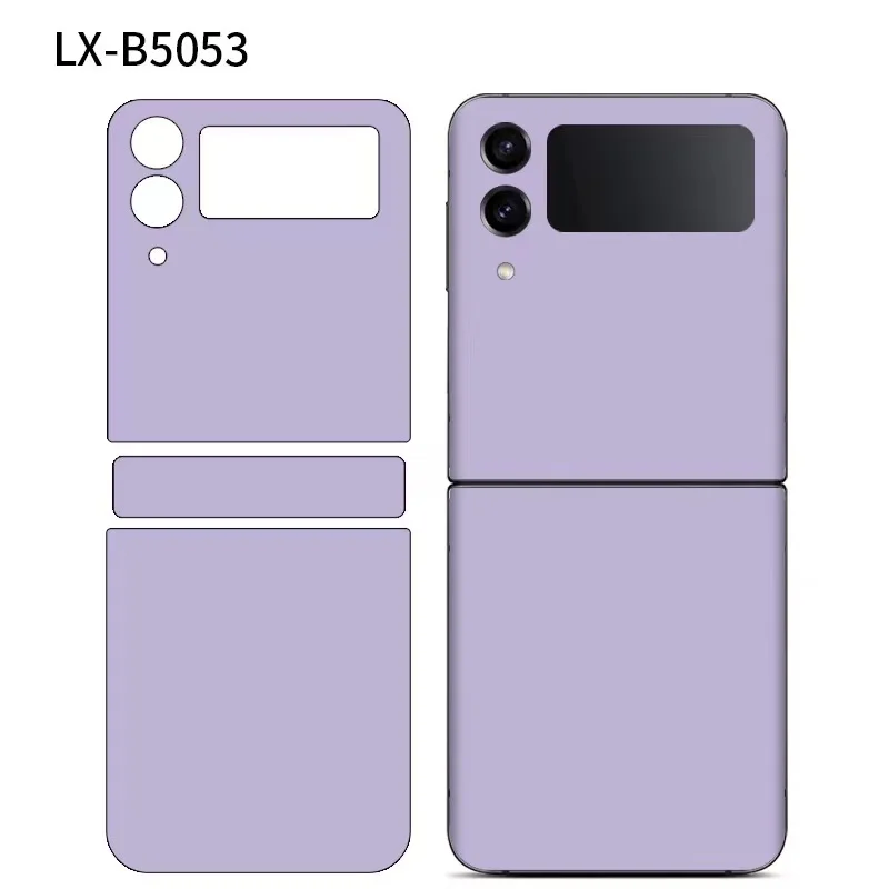 20PCS 3M Flim for Samsung Galaxy Z Flip4 5G Contrasting colors Back Screen Protector Film Cover Wrap Durable Protective Sticker