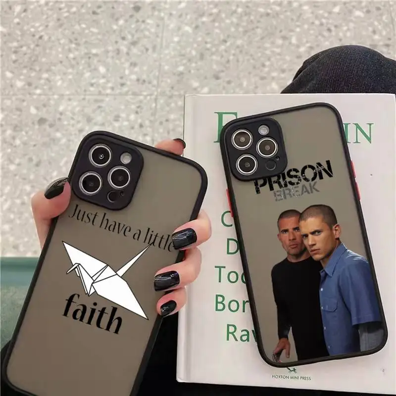 

Prison Break tv show Phone Case matte transparent For iphone 7 8 11 12 13 plus mini x xs xr pro max cover