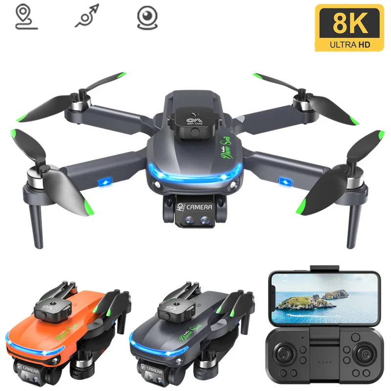 

HD aerial photography brushless drone folding quadcopter optical flow obstacle avoidance remote control airplane toy