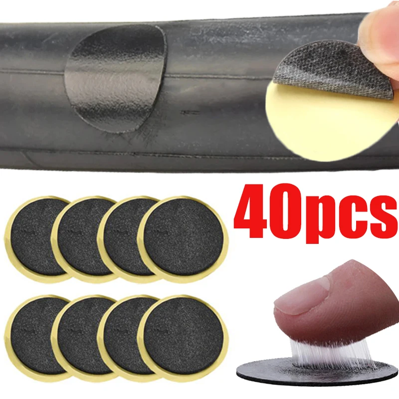 

Bicycle Tire Repair Patches No-glue Adhesive Quick Repair Repairing Tools Glue-free Patches Bike Tire Patch Accessories