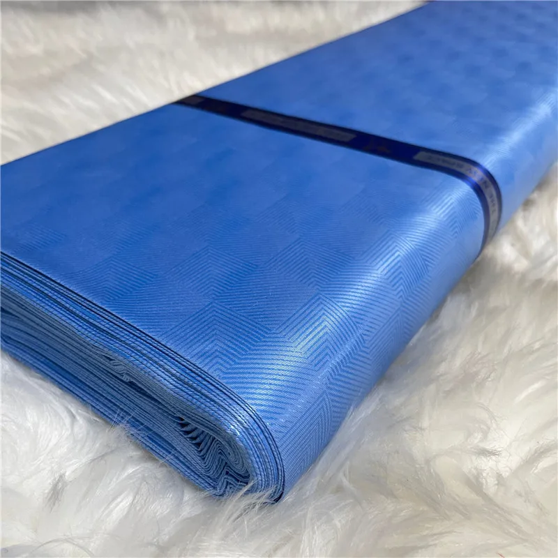 

5 Yards African Atiku Fabric for Men Cloth Good Qulity Atiku Fabric for garment Swiss cotton Polish Lace 1542