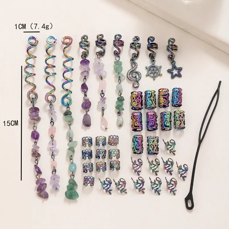 Красочные женские заколки для волос в стиле бохо Galaxy модные зажимы High Street Клубная