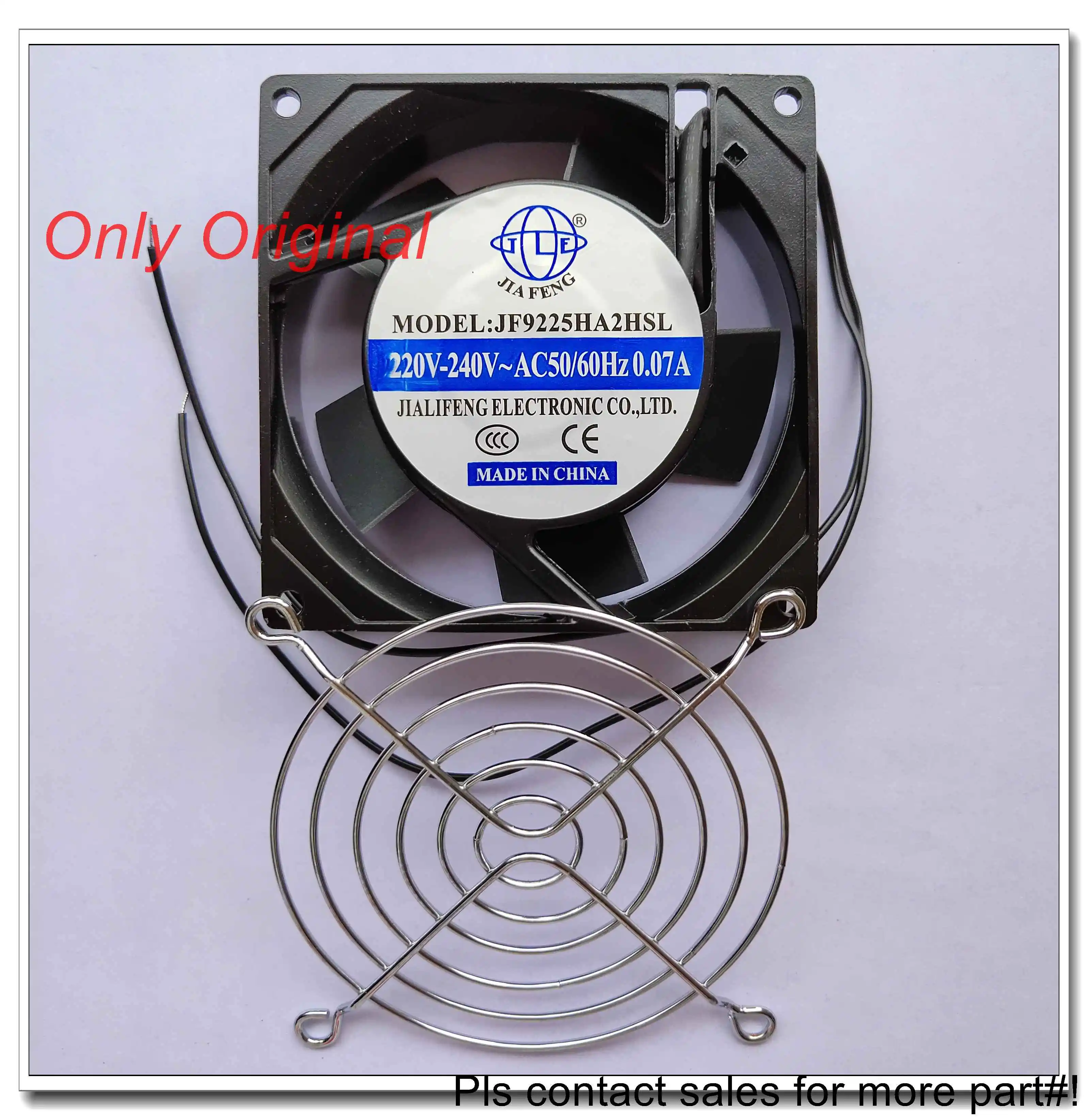 

free shipment for JF9225HA2HSL JF9225HA2HBL Cooling fan,pls inform if you need the form