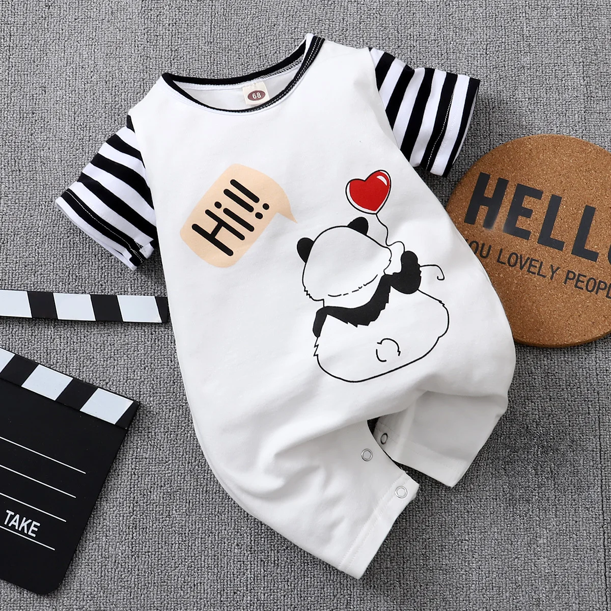 

kids cheap costume clothesinfant spring autumn new cute bear letter printed ha clothes