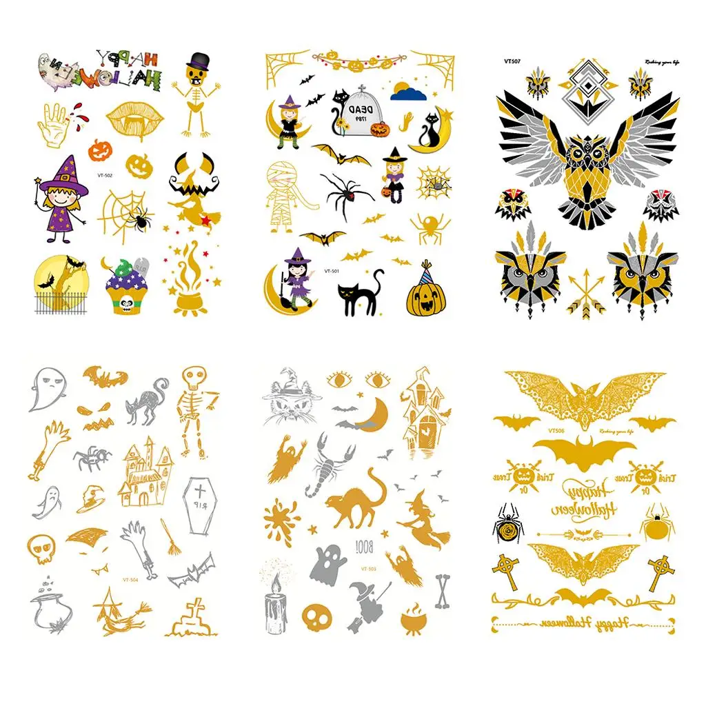 

6 шт. на Хэллоуин, смешанные, для подарка, для мужчин