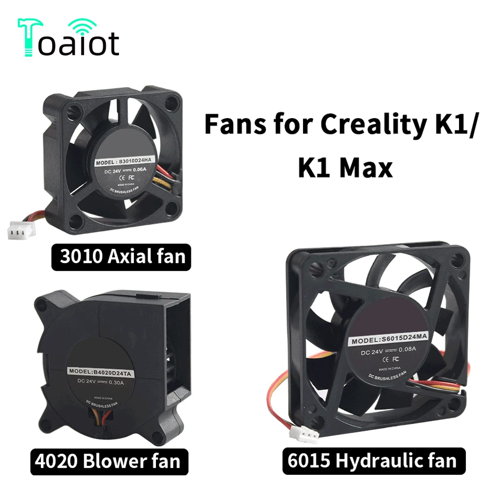 Вентилятор 3010/4010/6015 для K1/K1 Max вентилятор 24 В постоянного