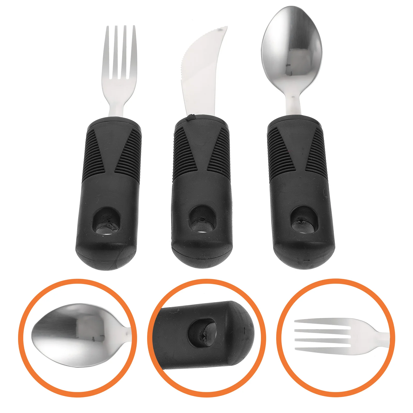 

Utensils Tableware Weighted Adaptive Anti Elderlypatients Forksspoons Shakecutlery Non Household