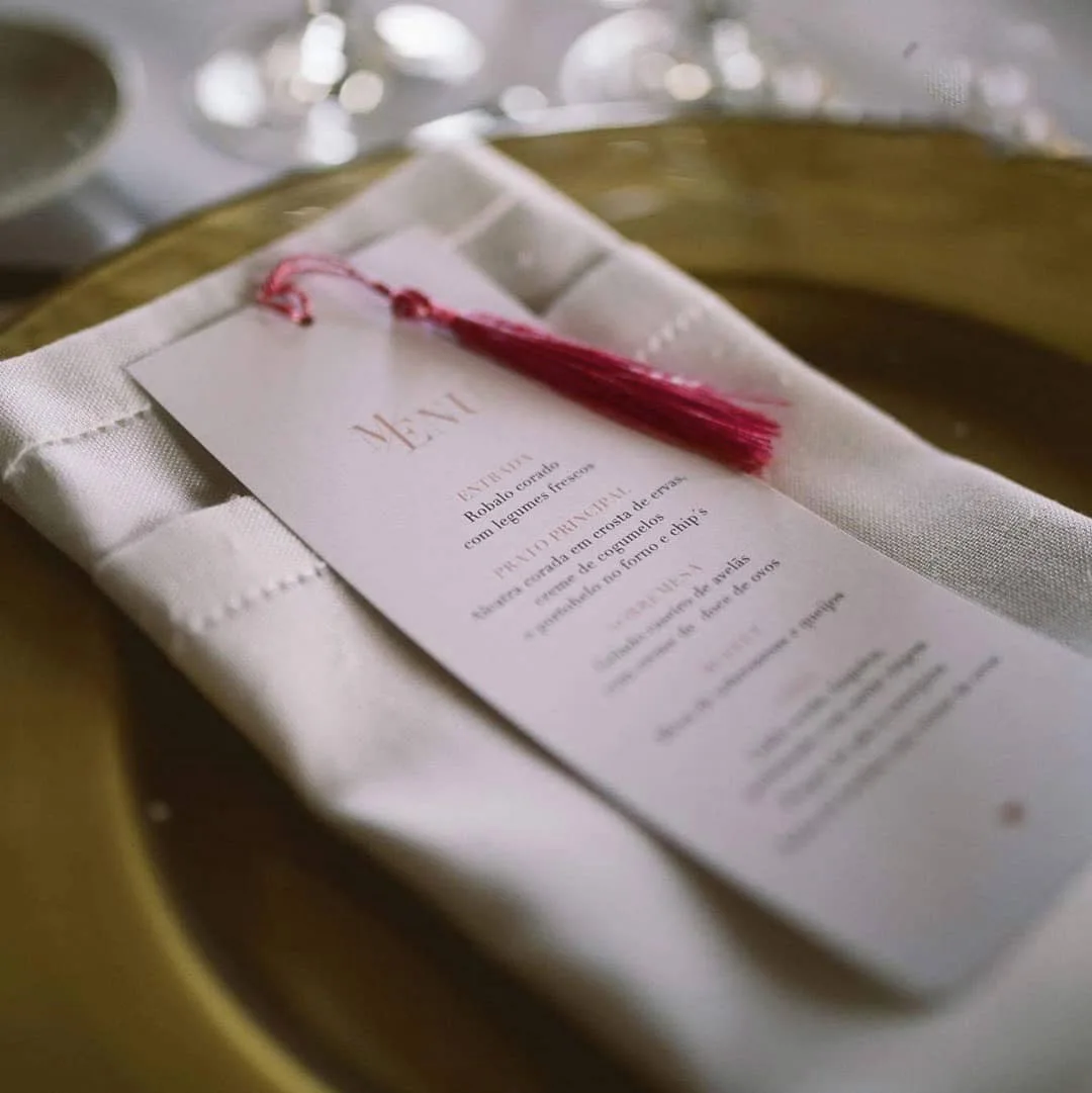 

Table Setting Table Cards with Tassels, Wedding Favor, Birthday Queue Banquet, Party Menu Cards, Free Shipping, 30Pcs