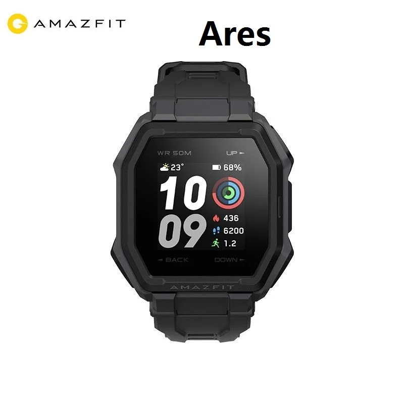 

Amazfit Ares Smart Digital Watch Outdoor Sports Smart band 200MAH Long Battery Life GPS+GLONASS 5AMT Waterproof For Android IOS