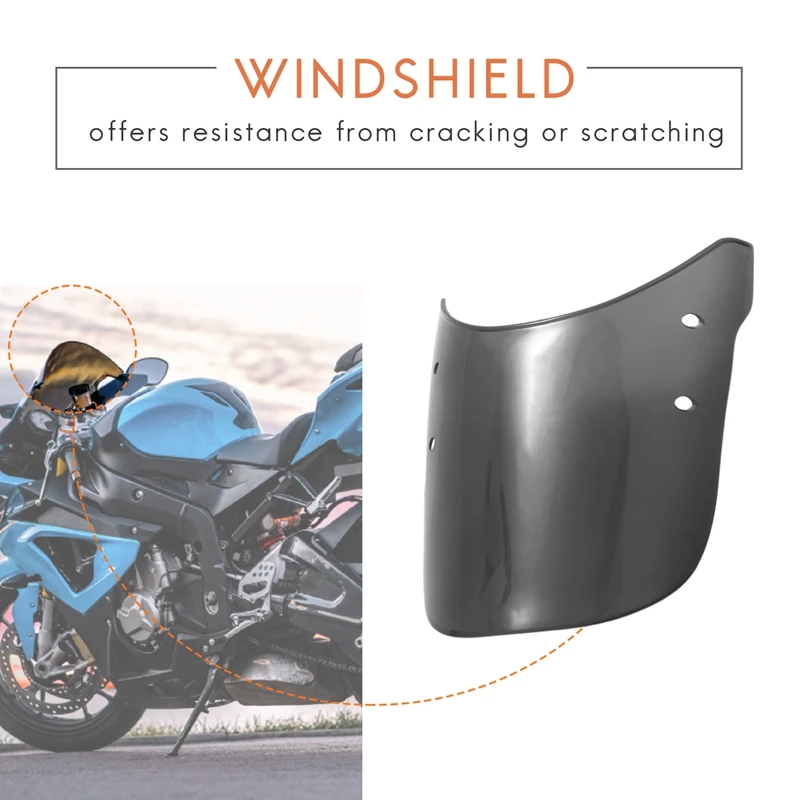 for Triumph Bonneville 2001-2017,T100 2003-2017 Motorcycle Headlight Fairing Windshield Windscreen Compatible