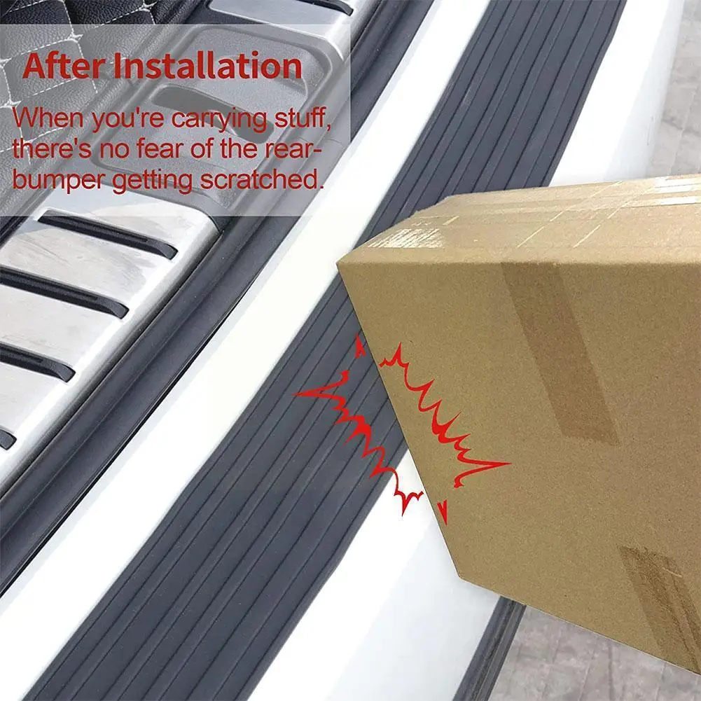 

Защитная лента для багажника автомобиля, самоклеящаяся резиновая накладка черного цвета для защиты автомобильной двери, красная Защитная ...