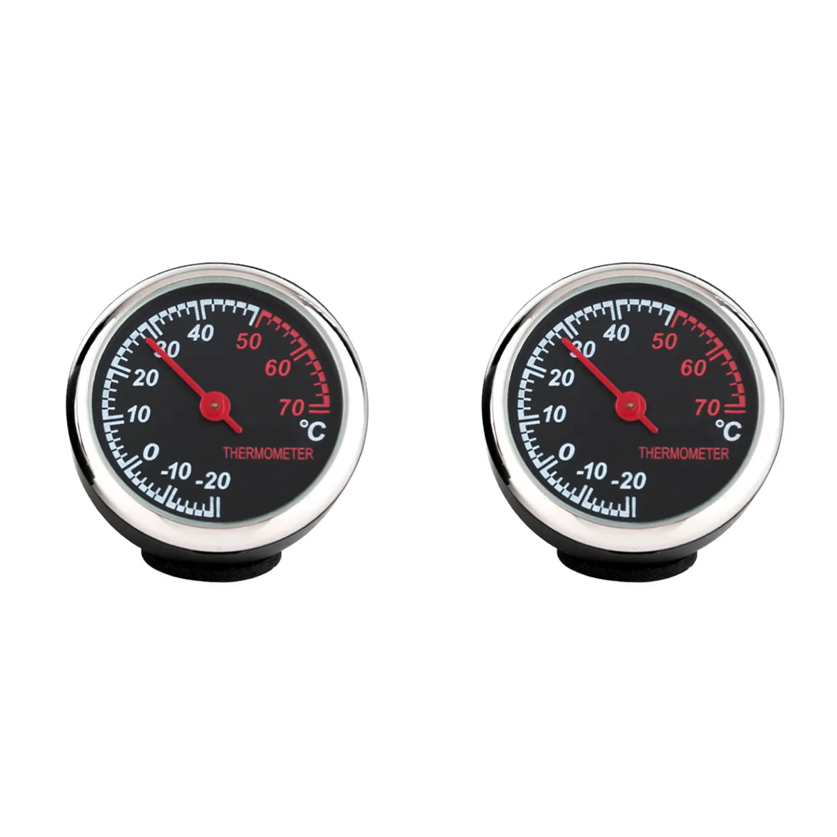 

2 PCS Automobile Car Supplies Dashboard Decorations Quartz Watches Mechanical Luminous Clock