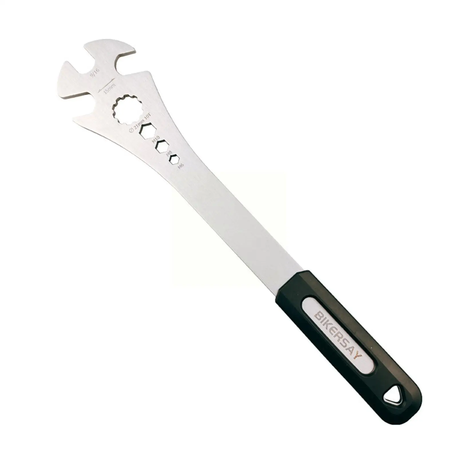 

Bicycle Foot Pedal Wrench Multi-function Gas Nozzle Repair Steel Tool Long Bikes Alloy Tool Handle Disassembly J4t7