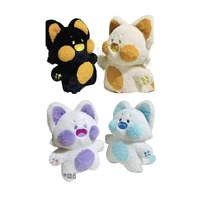 40cm dudu cat doll plush toy kawaii fox stuffed plushie soft kitten cotton sofa cushion pillow for kids baby girls lovely gift