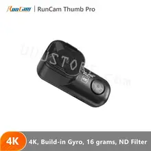 RunCam Thumb Pro 4K V2 Version MINI Action FPV Drone Camera 16g Bulit-in Gyro Wide Angle For RC FPV Drone Model DIY Part