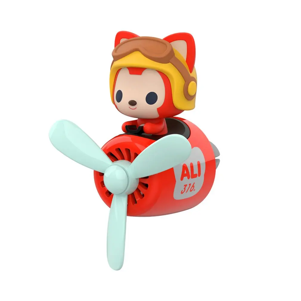 

Освежитель воздуха с вращающимся пропеллером, автомобильный Ароматический диффузор, зажим для духов, милые аксессуары для салона автомоби...