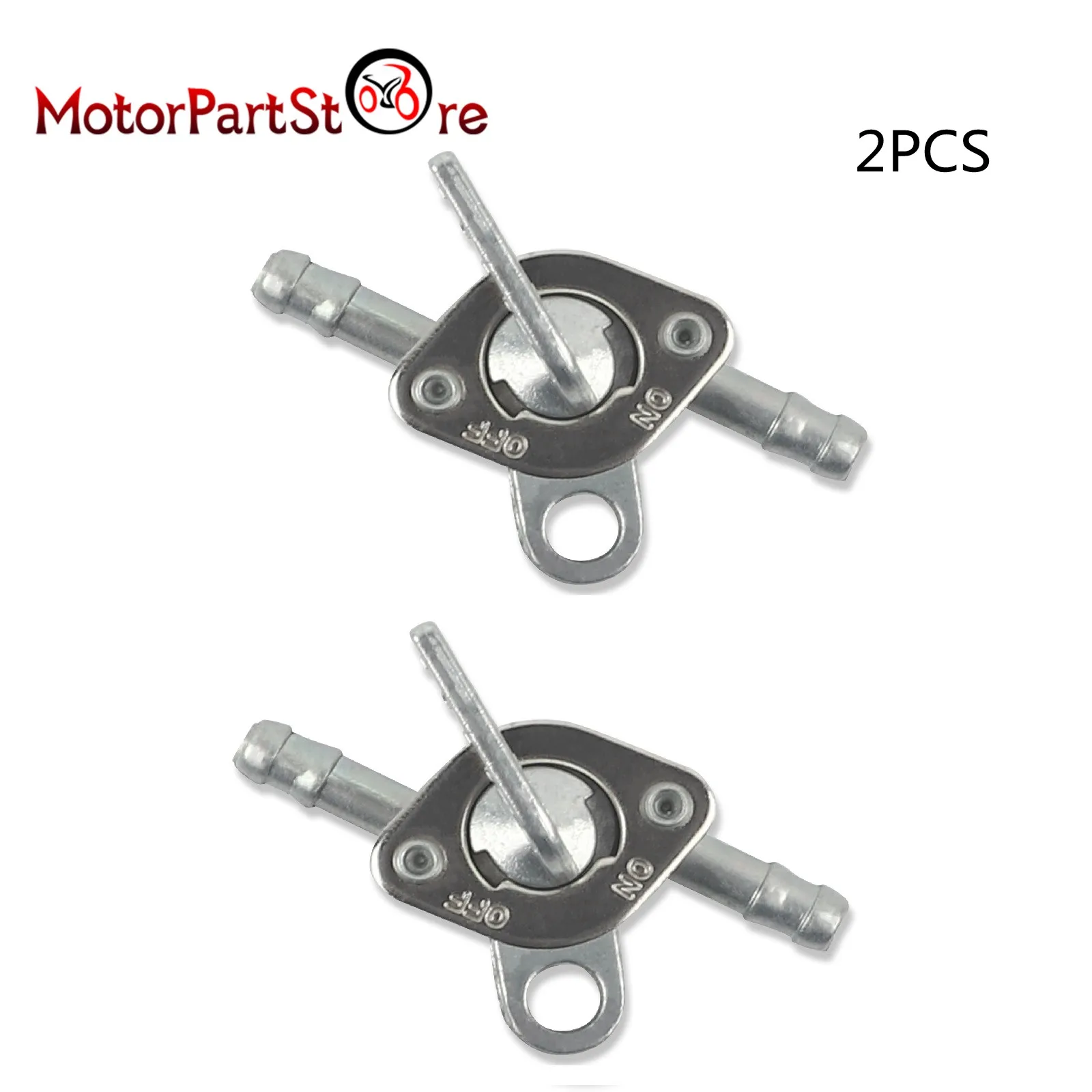 

2pcs 6mm 1/4" Inline Fuel Tank Tap Valve Petcock On-Off Switch for 50cc 70cc 90cc 100cc 110cc 125cc 150cc Pit Quad Dirt Bike ATV