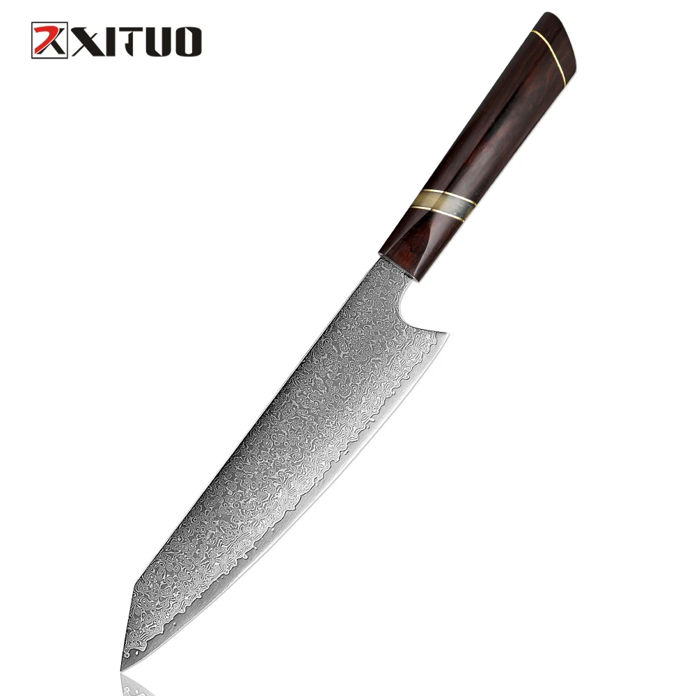 

XITUO New Style 8 Inch Damascus Steel Kiritsuke Knife Japanese Kitchen Knives Cut Meat Fish Slicing Chef Dedicated Cutting Tools