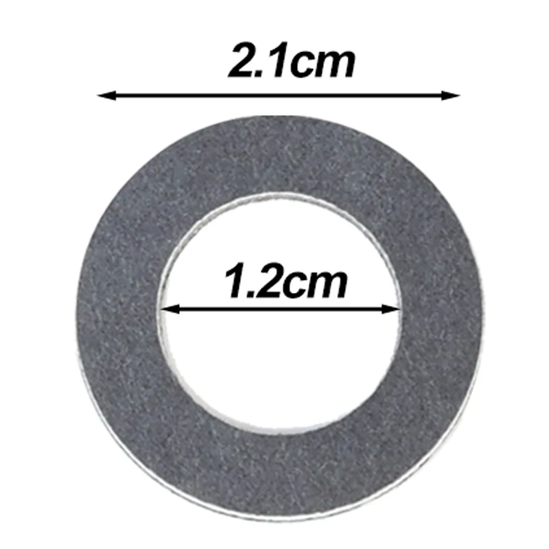 

Шайбы пробки сливного поддона масла, прокладка, гайка, шайба для Toyota OE90430-12031, 12 мм, алюминиевые аксессуары, уплотнительная прокладка, детали двигателя