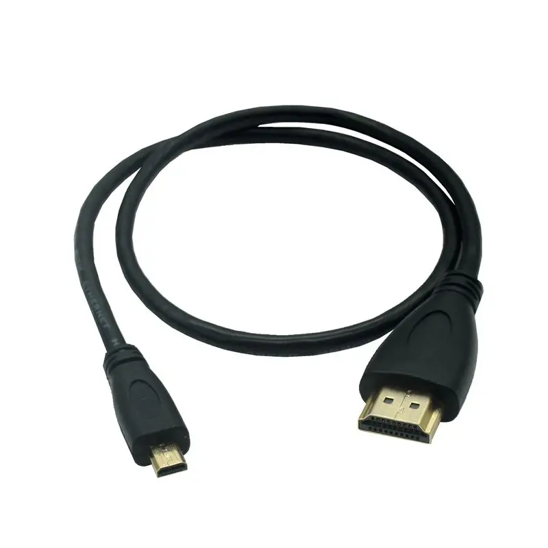 Фото 10-метровый позолоченный кабель Micro HDMI для HDTV, PS3, XBOX, ПК, камеры — доступны различные длины, включая 0,3 м, 1 м, 1,5 м, 2 м, 3 м №2