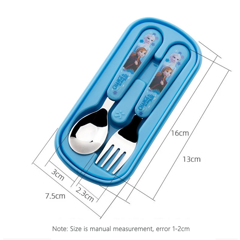 Набор детских вилок и ложек Холодное сердце из трех предметов