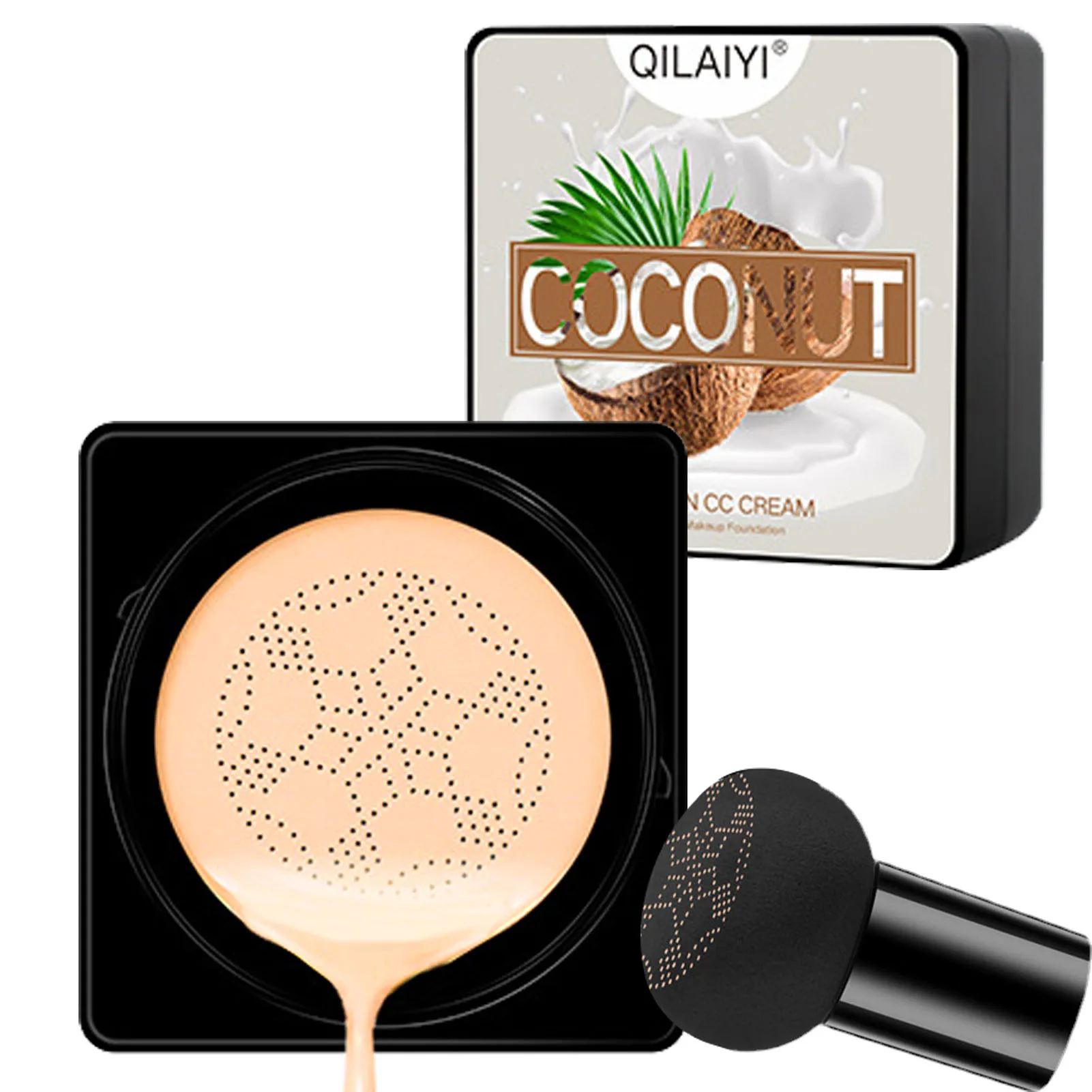 

Увлажняющий BB-крем с воздушной подушкой в форме грибов, водостойкий стойкий консилер для лица, увлажняющая косметика