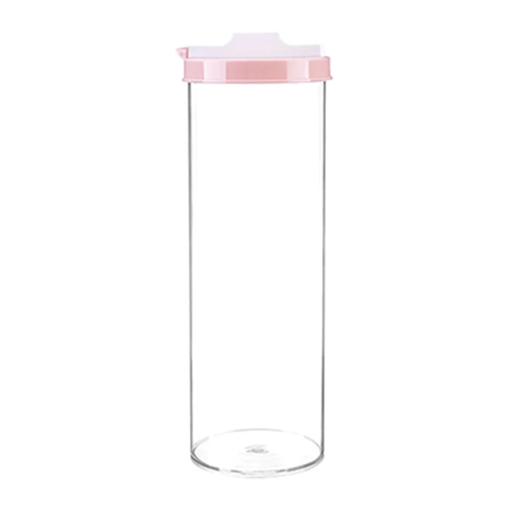 

Герметичная Бутылка для хранения лапши и макаронных изделий, контейнер для хранения пищевых продуктов с нажимной крышкой, прозрачный конте...