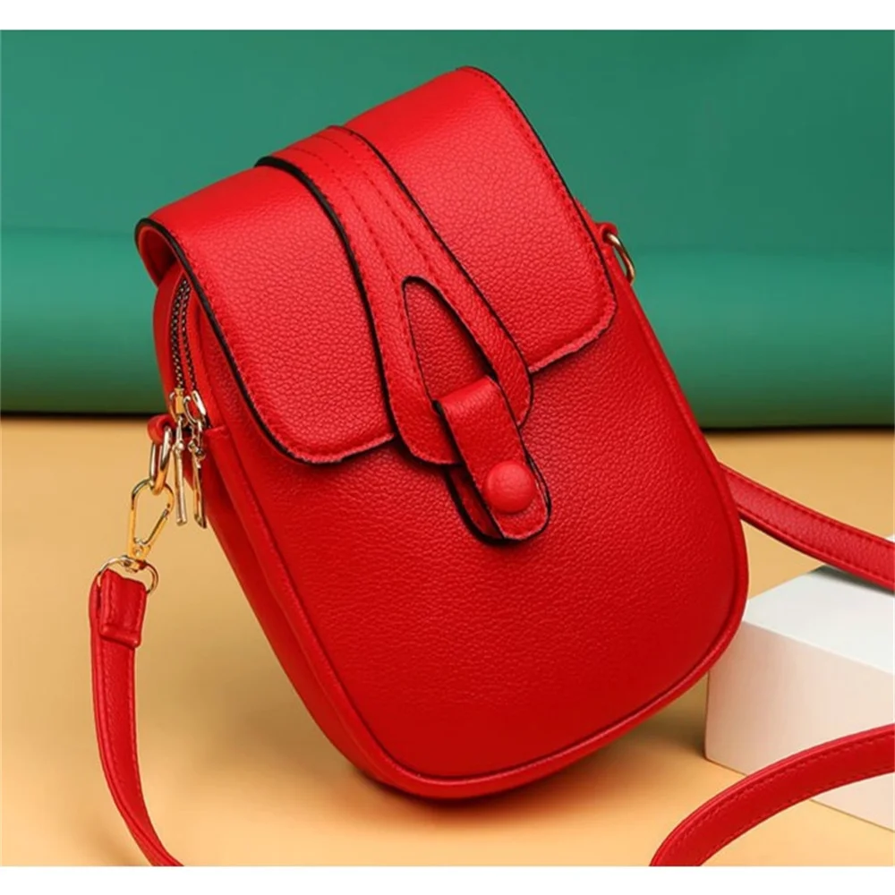 Купи Women's Bag 2023 Fashion Mini Crossbody Shoulder Bag Cell Phone Pocket Wallets Luxury Brand Design Phone Wallets Purse for Women за 779 рублей в магазине AliExpress