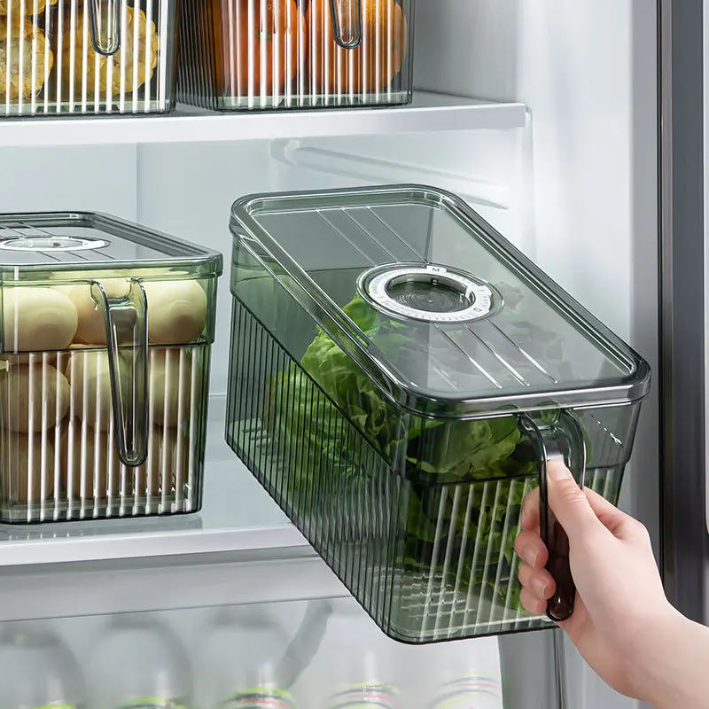 

контейнер для хранения Контейнер для хранения в холодильнике, экологически чистый герметичный контейнер для домашних животных, кухонный О...