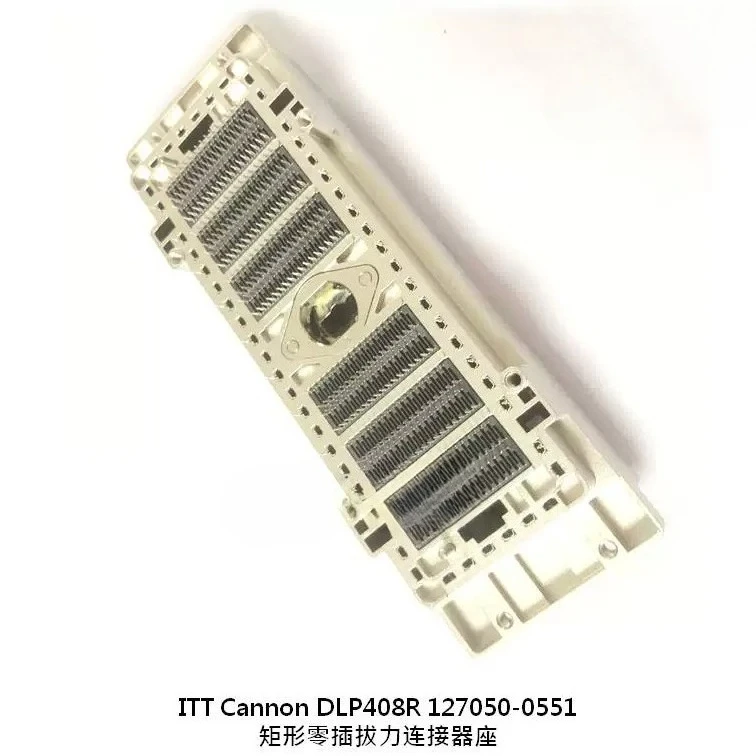 Разъем ITT Cannon DLP408R2 127050-0551 прямоугольный, без подключения, с нулевым усилием на соединение (art.: 3920dad72aeb3) - 3920dad72aeb3