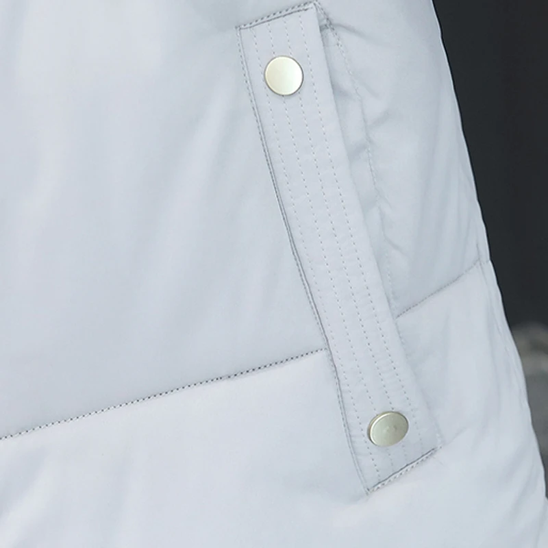 Men Harajuku Solid Warm Puffer Jacket 2022 Winter Parka Mens Japanese Streetwear Winter Jacket Male Korean Fashion Bubble Coat