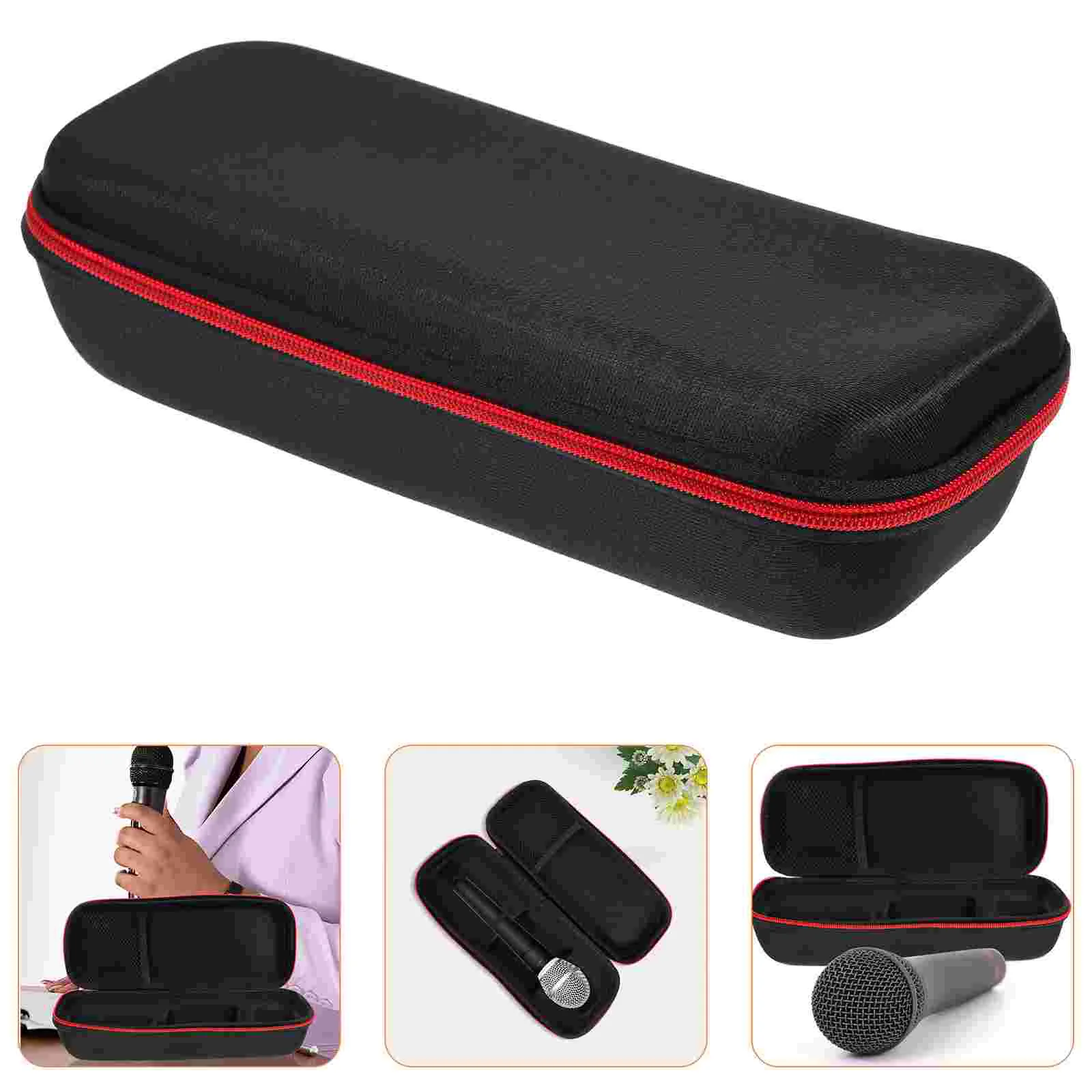 

Wireless Microphone Zipper Storage Pouch Microphone Case Mix Carrying Case