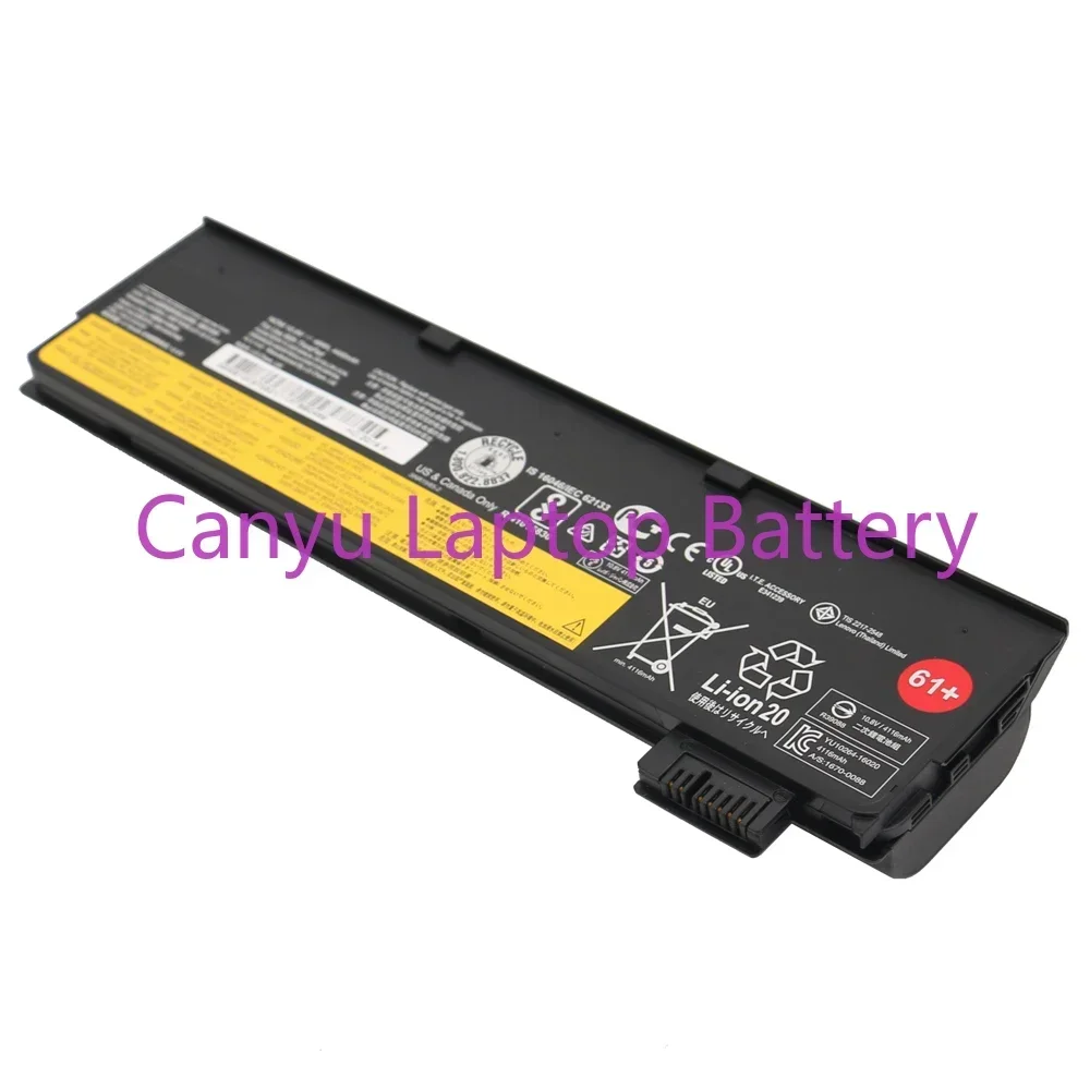 10 8 В 48 Втч 4400 мАч для Lenovo ThinkPad T470 T480 T570 T580 P51S P52S 01AV427 01AV423 01AV425 SB10K97580 61 + аккумулятор