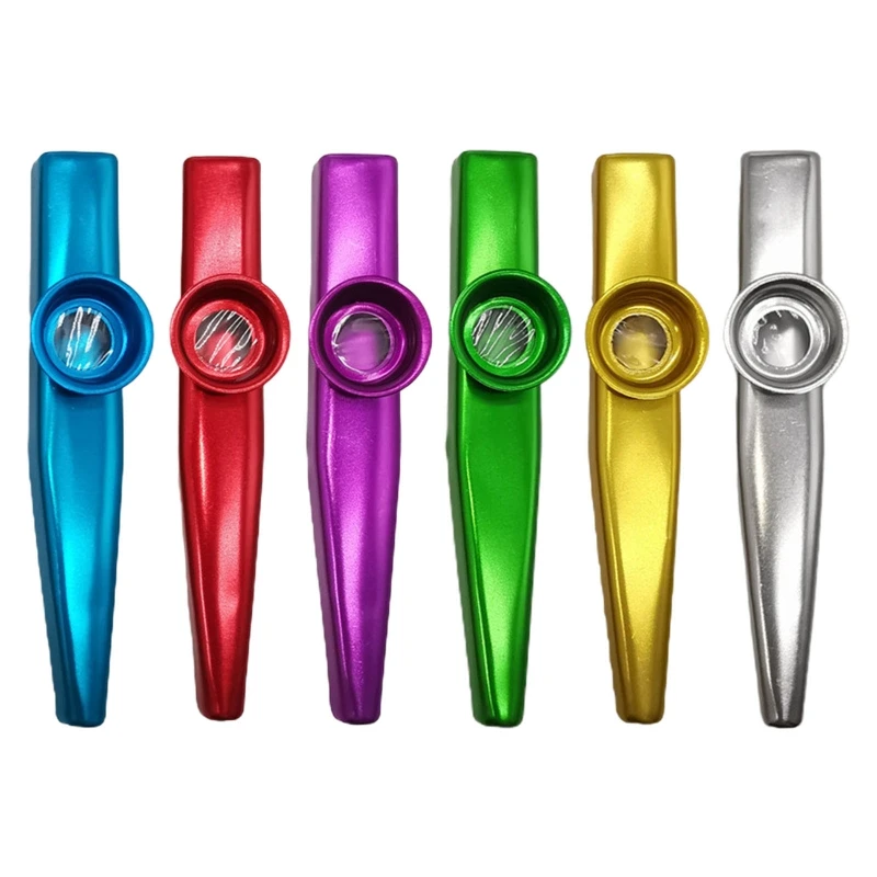 

2022 New 4.72x0.98in Metal kazoo Instrument for Kids Musical Training Kids Favourite New Year Presents Kids Lovely Present
