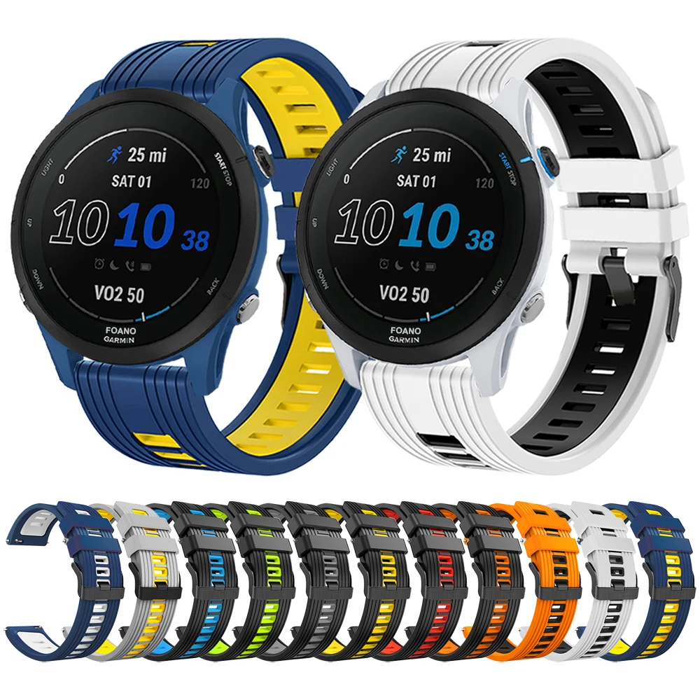 

Ремешок 22 мм для смарт-часов Garmin Forerunner 255, браслет для смарт-часов Garmin Vivoactive 4/benz 2, ремешок для часов