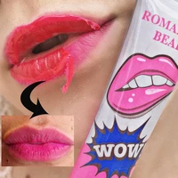 6 colors peel off liquid lipstick waterproof long lasting lip gloss tint moisturizing tear off lip stain pigment makeup cosmetic