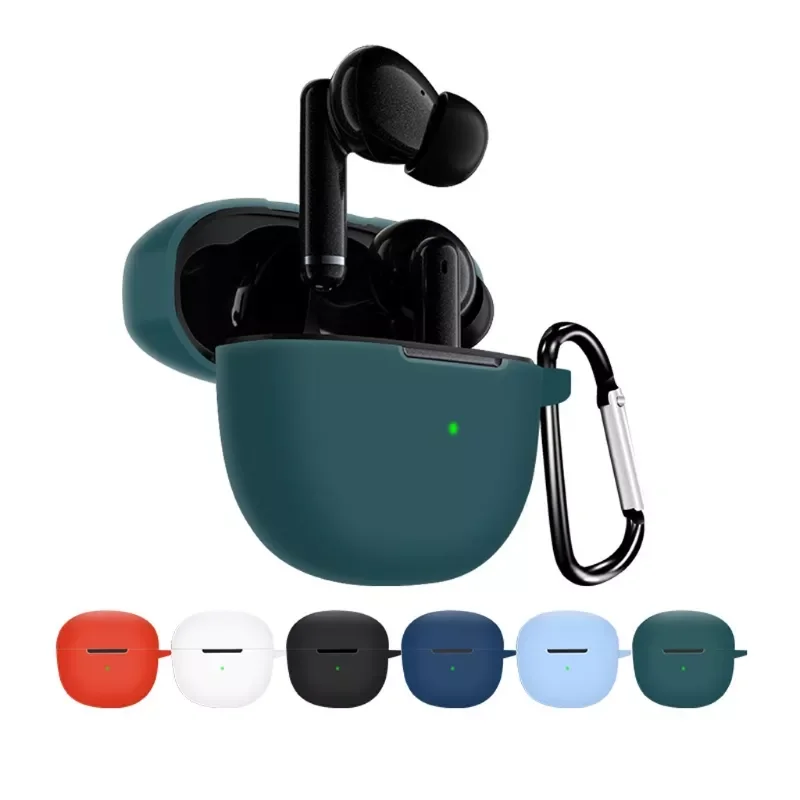 

Shockproof Soft Flexible Cover Compatible with QCY-HT03 Storage Cases Holder Protector Earbuds Sleeve Protector X6HB